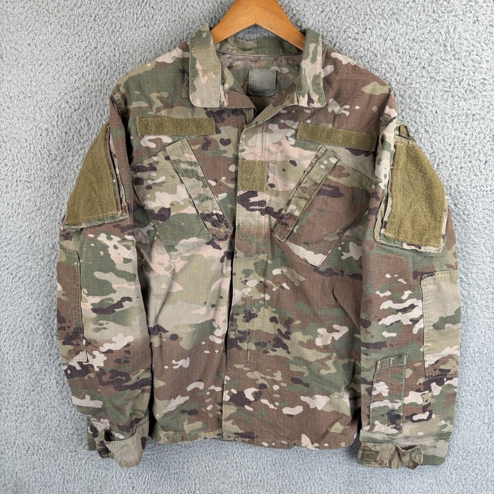 Military Army OCP Mulitcam Coat Jacket Small Long Flame Resistant Uniform